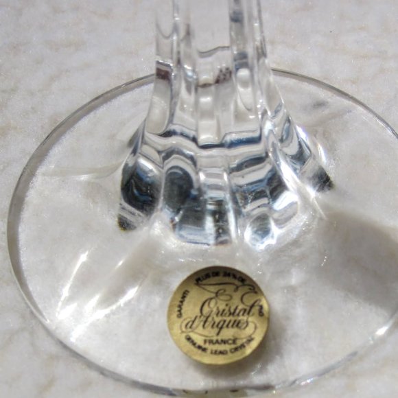 Pair of Cristal d'Arques Candle Holders - Picture 5 of 9